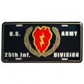 LICENSE PLATE - ARMY 3RD INFANTRY DIV. LICENSE PLATE - ARMY 3RD INFANTRY DIV.